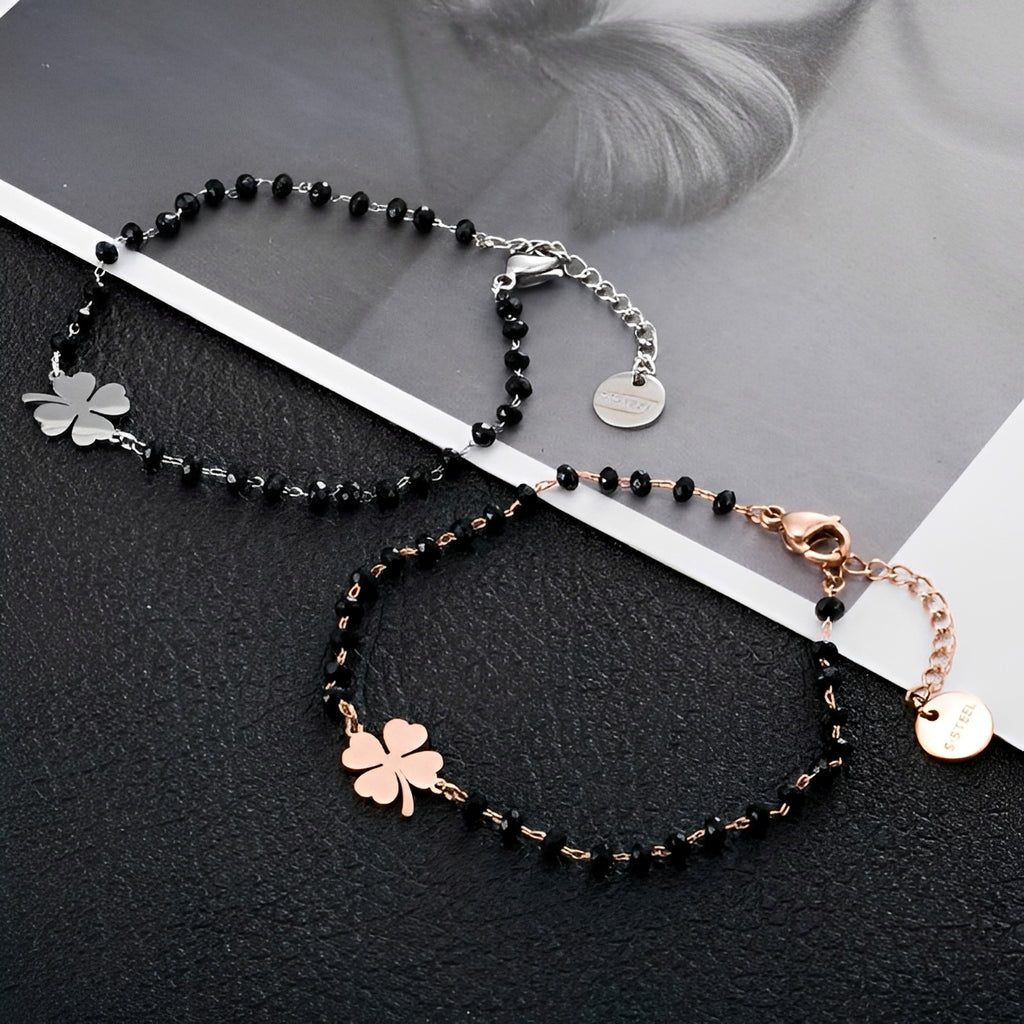 Faelya – Armband Glücksbringer Vierblättriges Kleeblatt