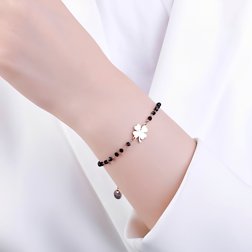 Faelya – Armband Glücksbringer Vierblättriges Kleeblatt