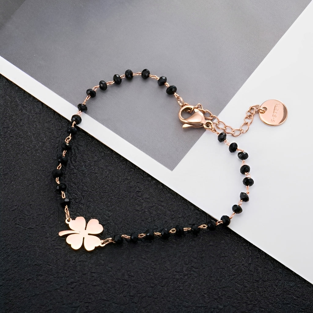 Faelya – Armband Glücksbringer Vierblättriges Kleeblatt
