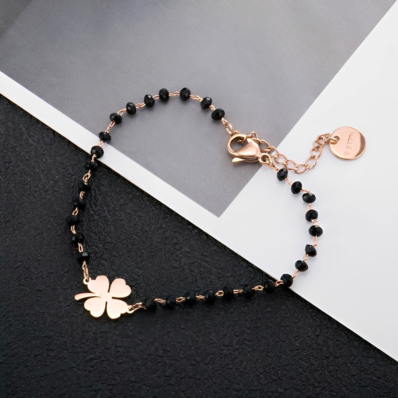 Faelya – Armband Glücksbringer Vierblättriges Kleeblatt