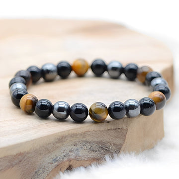 Kiarra – Armband mit Dreifachschutz aus Natursteinen