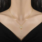 Avie – Strahlende Schmetterlingskette mit Diamanten