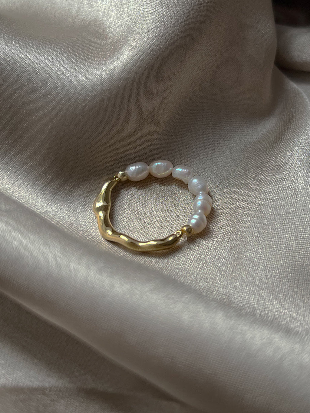 Jane - Duality Gold und Perlenring