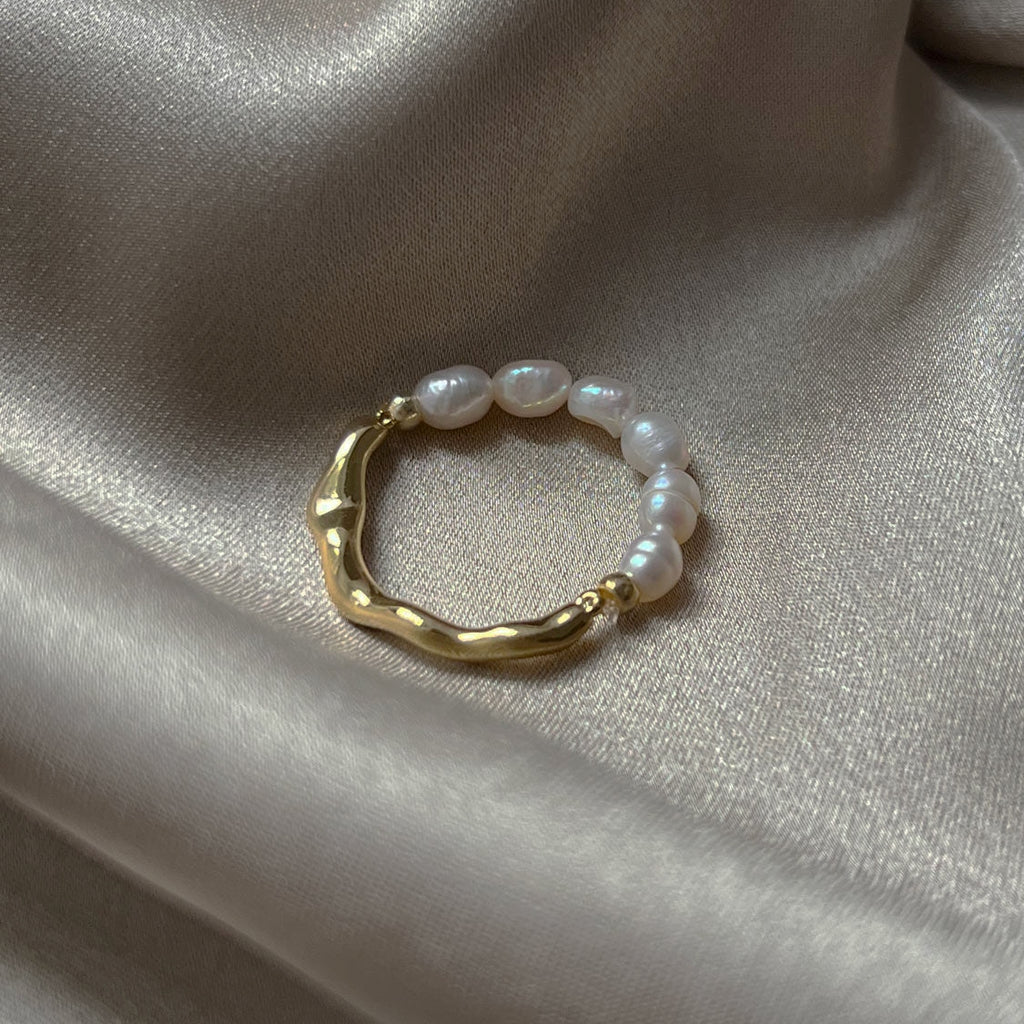 Jane - Duality Gold und Perlenring