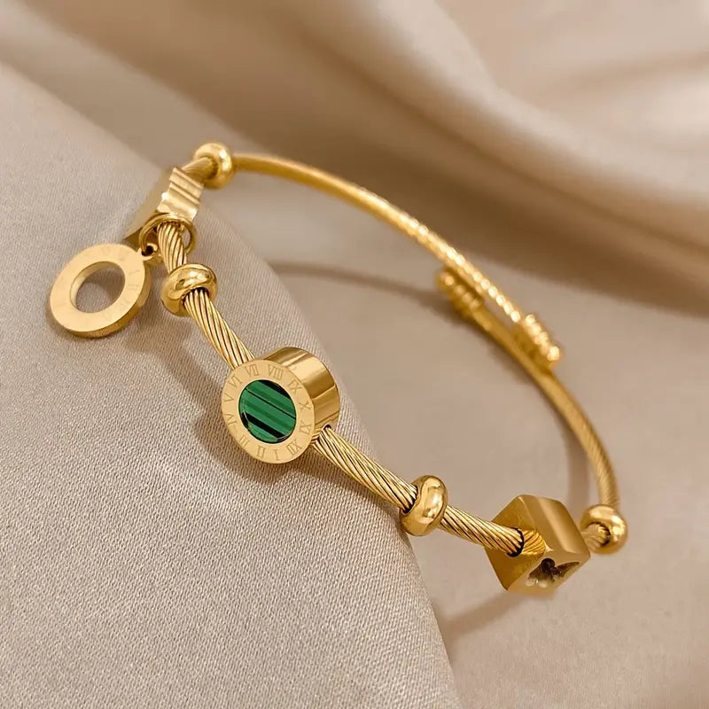 Rhian – Armband in Gold mit Signatur