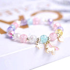 Dreamy - Perlenarmband mit Einhorn-Anhänger