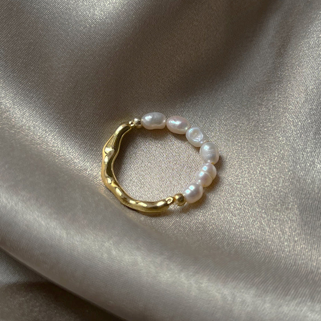 Jane - Duality Gold und Perlenring