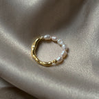 Jane - Duality Gold und Perlenring