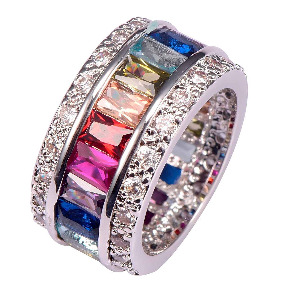 Sheena – Ring mit Farbigen Akzenten