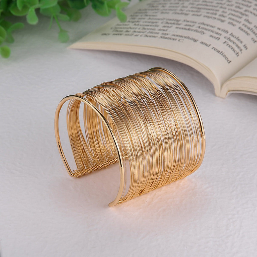 Nadine – Vergoldetes Armband im Vintage-Stil