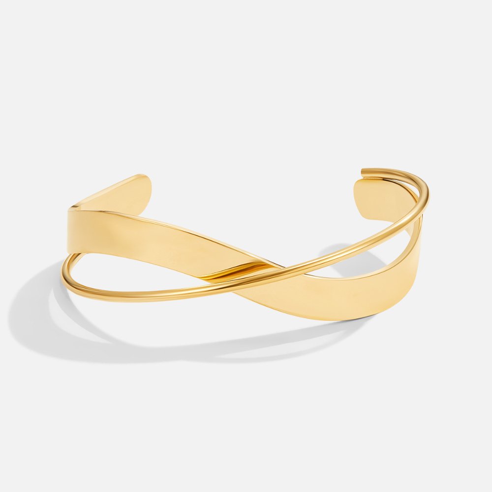 Eve – Außergewöhnlicher Goldener Armreif