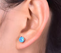 Camille – Stilvolle Stud-Ohrringe in Opal