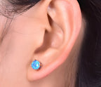 Camille – Stilvolle Stud-Ohrringe in Opal