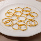 Schlichter Namensring  | Schlichter Ring mit gravierter Initiale
