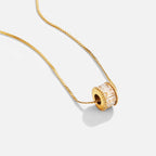 Gigi – Kristallhalskette in 18K Gold