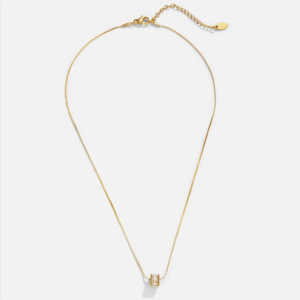 Gigi – Kristallhalskette in 18K Gold