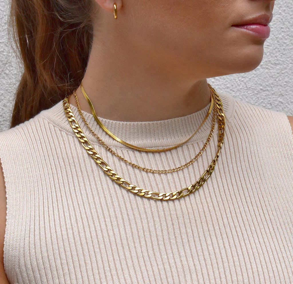 Lucienne - Elegante Goldkette in Schlangendesign