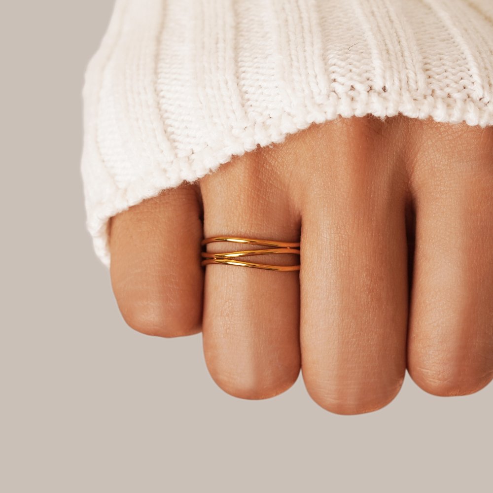 Chris – Goldring Unendliche Schleife