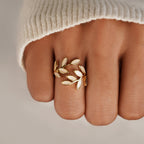 Ysolde – Ring Goldenes Blatt