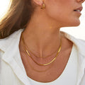 Alix – Mehrreihige Kette in Gold