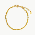 Calvi – Armband mit Geflochtener Goldkette