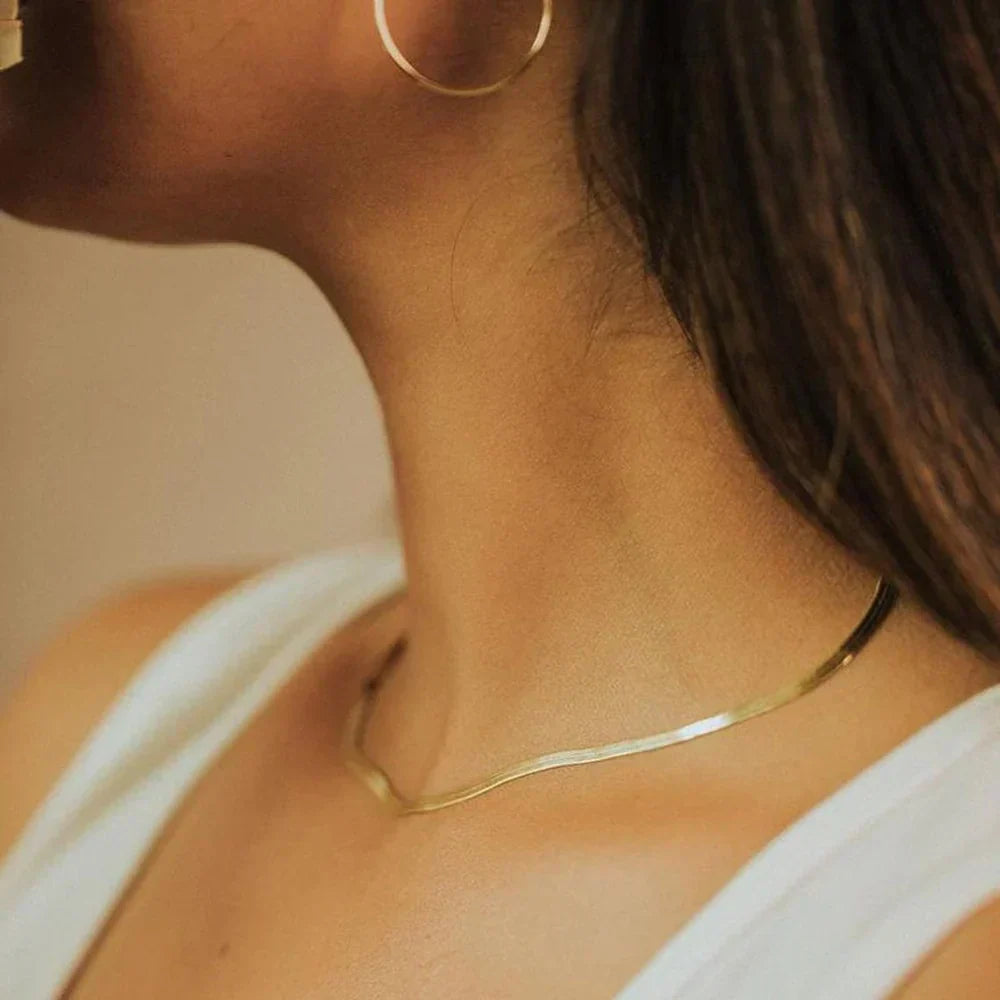 Elizabeth – Schlangenkette in Gold