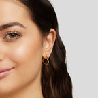 Tessia – Goldene Kreolen Herzform