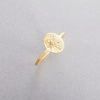 Geburtstagsblume Ring - Personalisierter zierlicher Ring