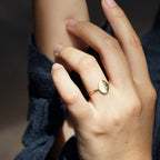 Geburtstagsblume Ring - Personalisierter zierlicher Ring