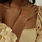 Ripple Bead Doppelkette - Lagen-Armband