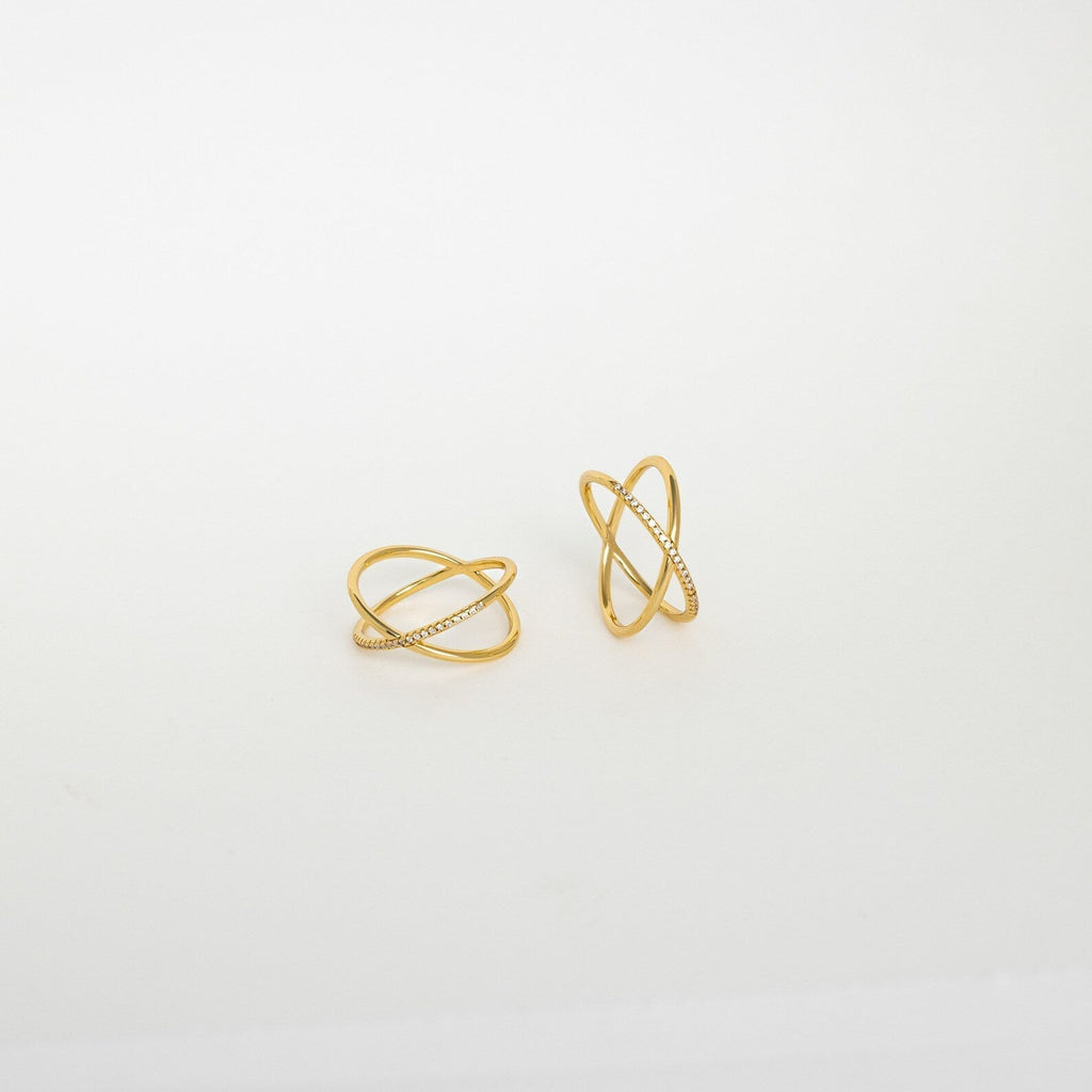 Lena – Luxus Pavé X Ring