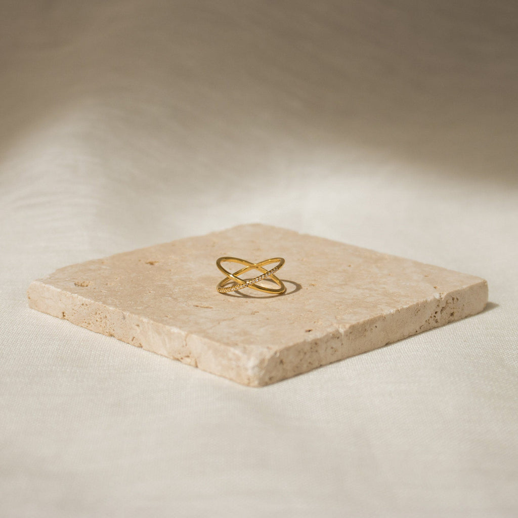 Lena – Luxus Pavé X Ring