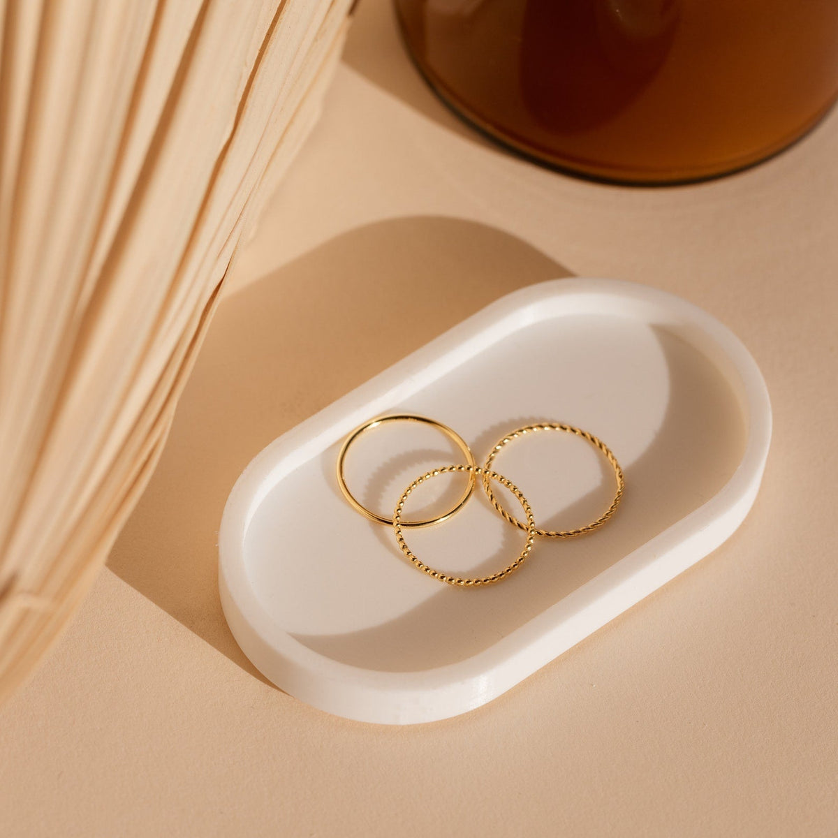 Schlanker Ring-Satz - Gestapelte Ringe