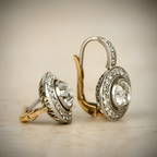 Yssa – Ohrringe Chic Vintage Kristalle Gold-Silber