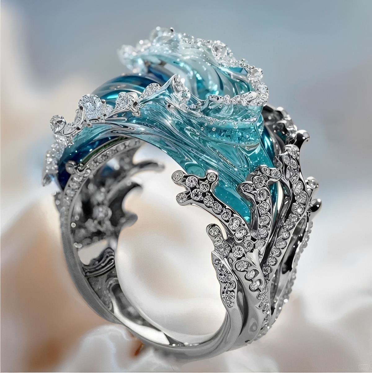 Mireya – Ring mit dem Ewigen Flüstern des Meeres