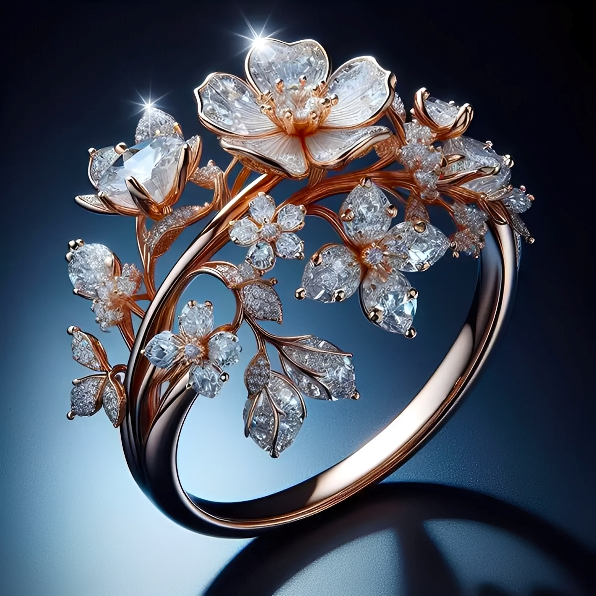 Viviane – Funkelnder Blumenring