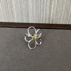 Alizee – Ring Blütenblatt aus Sterlingsilber