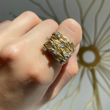 Marisse – Vintage-inspirierter Ring mit feinem Glanz