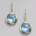 Azura – Ohrringe mit blauen Kristallen im Vintage-Stil