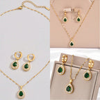 Rheya – Stilvolles Lysandelle-Set aus Gold und Kristall