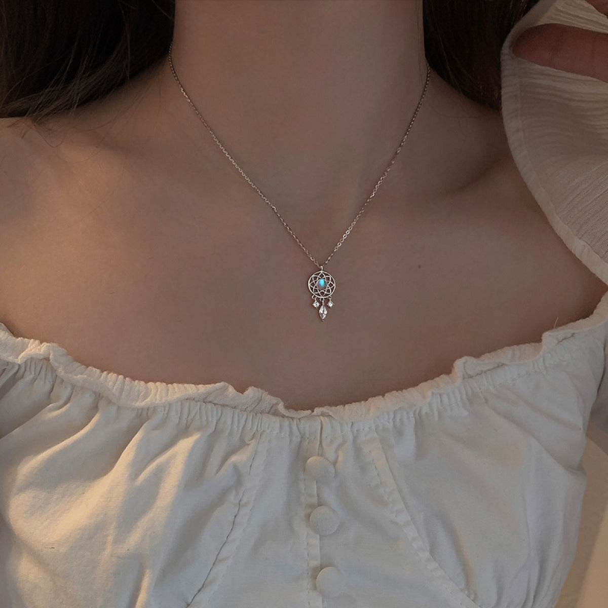 Arianne – Kette Traumfänger Eleganz