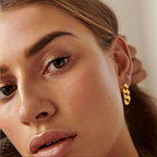Sol – Glieder-Kreolen in Gold