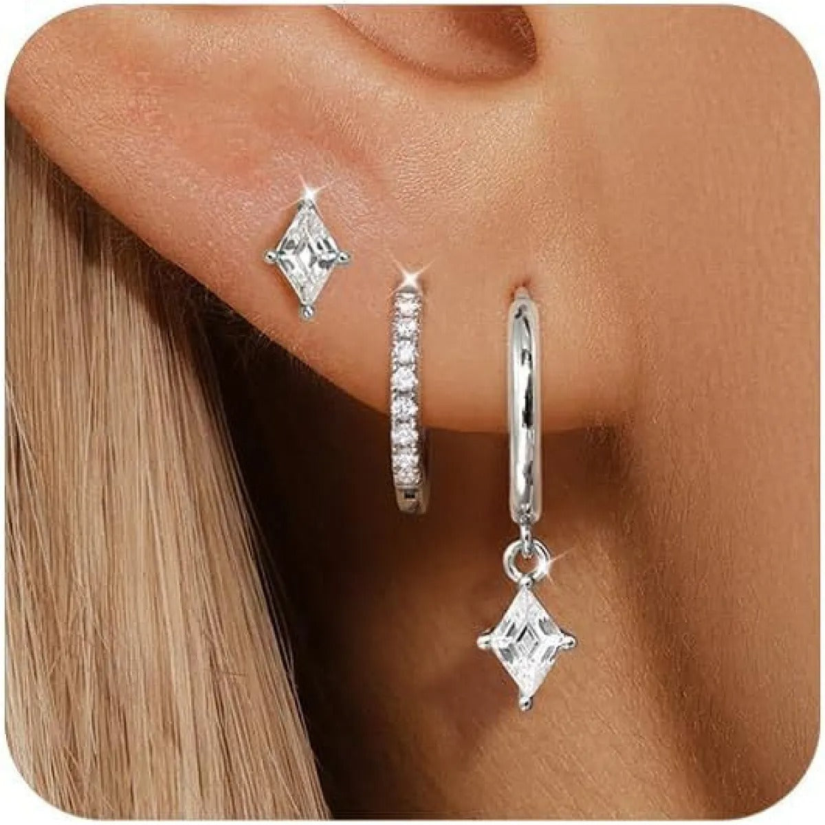 Azaria – Set mit Ohrringen und Anhänger