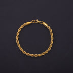 Mila – Gedrehtes Armband aus rostfreiem Stahl
