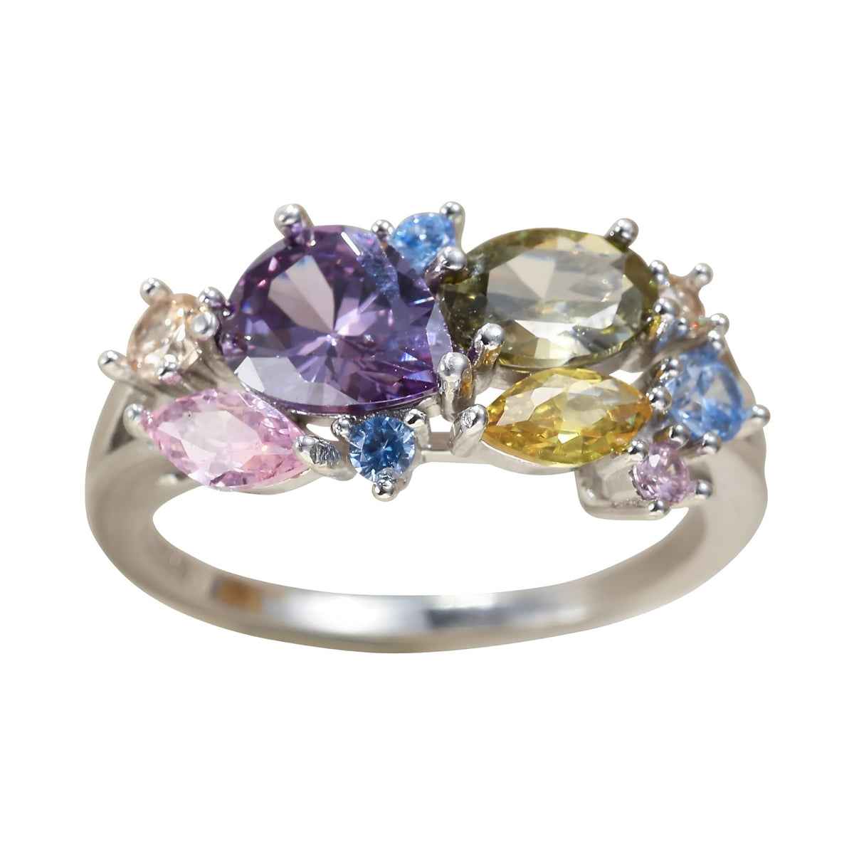 Clarine – Vintage-Ring mit bunten Details