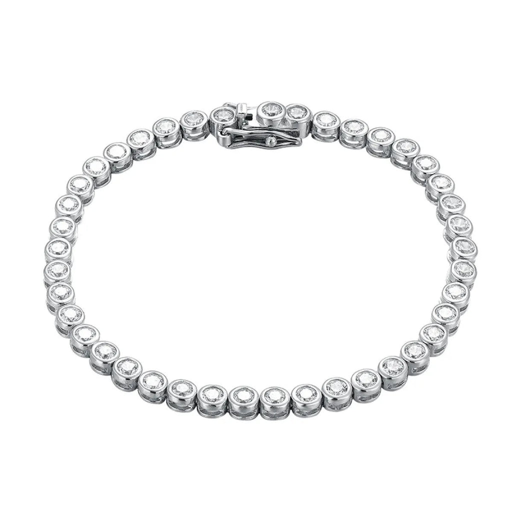 Elise – Armband mit Blasen aus Silber und Diamanten