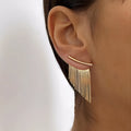 Claire – Vintage-Ohrringe aus Gold im Vorhangstil