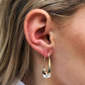 Clea – Zeitlose Gold & Silber Ohrringe