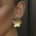 Rianne – Ohrringe Blüte Erblüht Gold