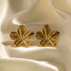 Rianne – Ohrringe Blüte Erblüht Gold